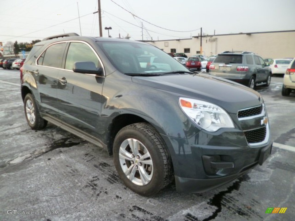 2010 Equinox LT AWD - Cyber Gray Metallic / Jet Black photo #1