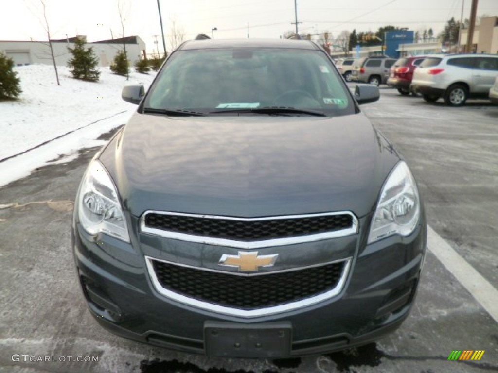 2010 Equinox LT AWD - Cyber Gray Metallic / Jet Black photo #2