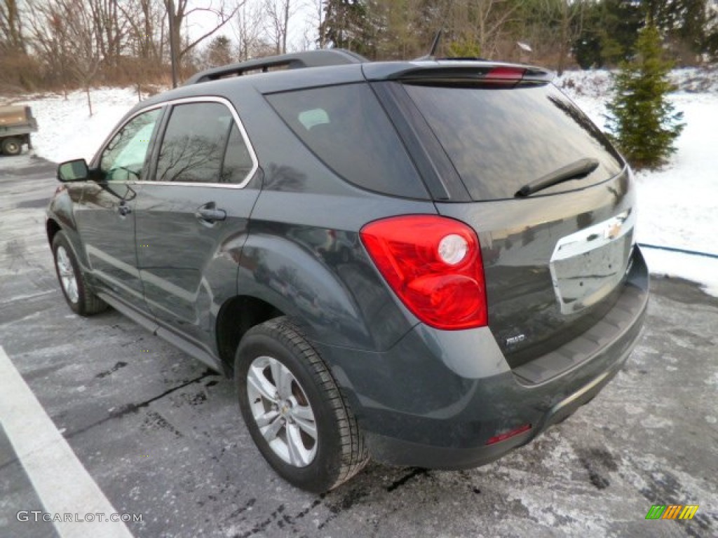 2010 Equinox LT AWD - Cyber Gray Metallic / Jet Black photo #5