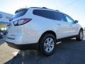 2014 White Diamond Tricoat Chevrolet Traverse LT  photo #7