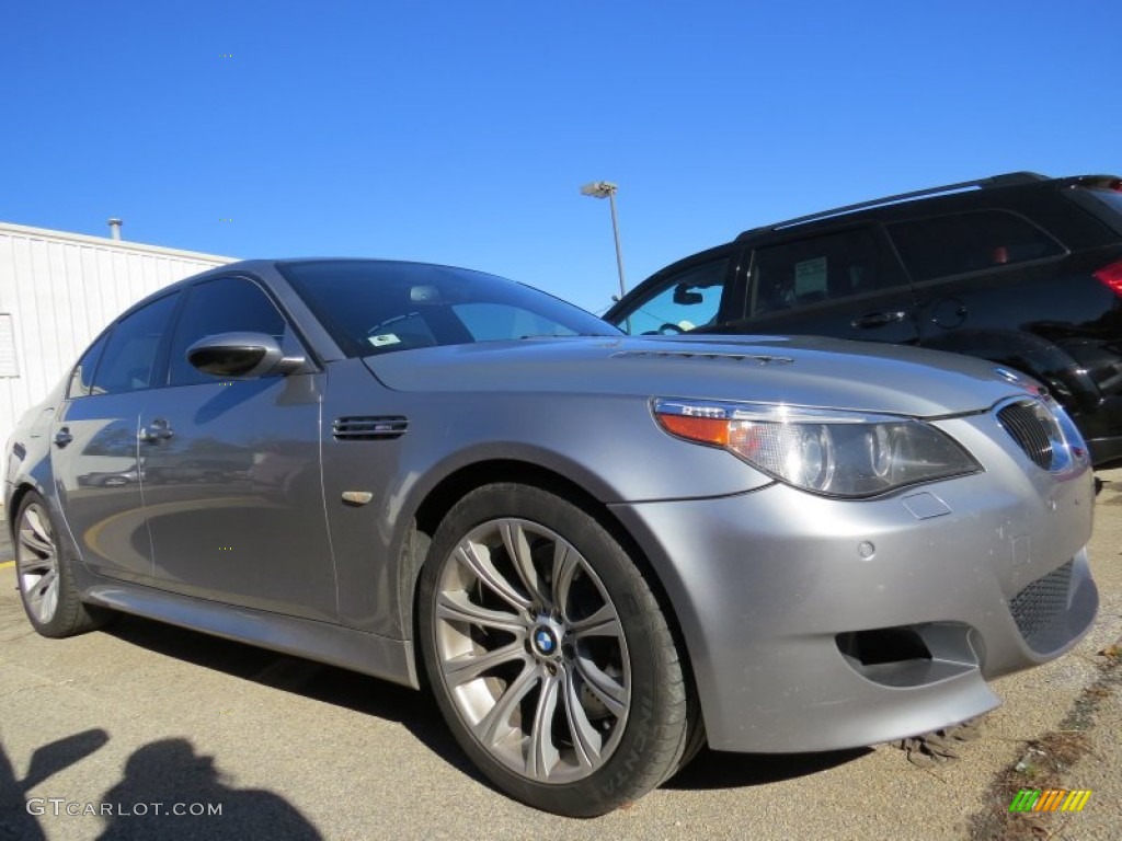 2007 M5 Sedan - Silver Gray Metallic / Black photo #1