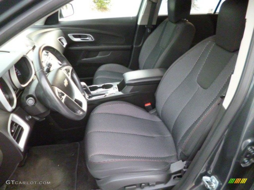 2010 Equinox LT AWD - Cyber Gray Metallic / Jet Black photo #15