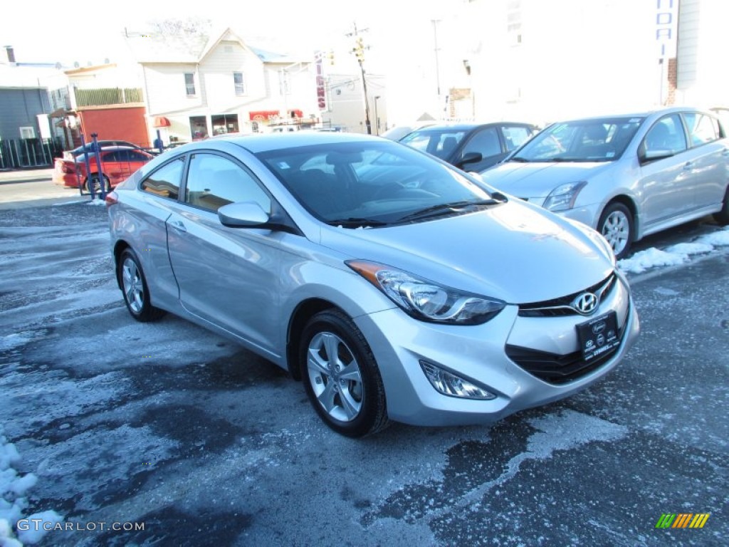 2013 Elantra Coupe GS - Silver / Black photo #1