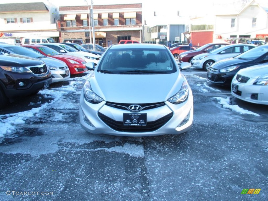 2013 Elantra Coupe GS - Silver / Black photo #2