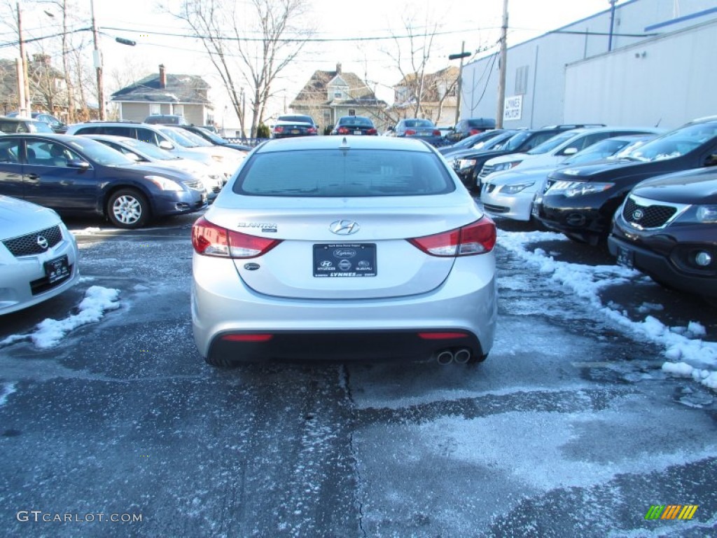 2013 Elantra Coupe GS - Silver / Black photo #5