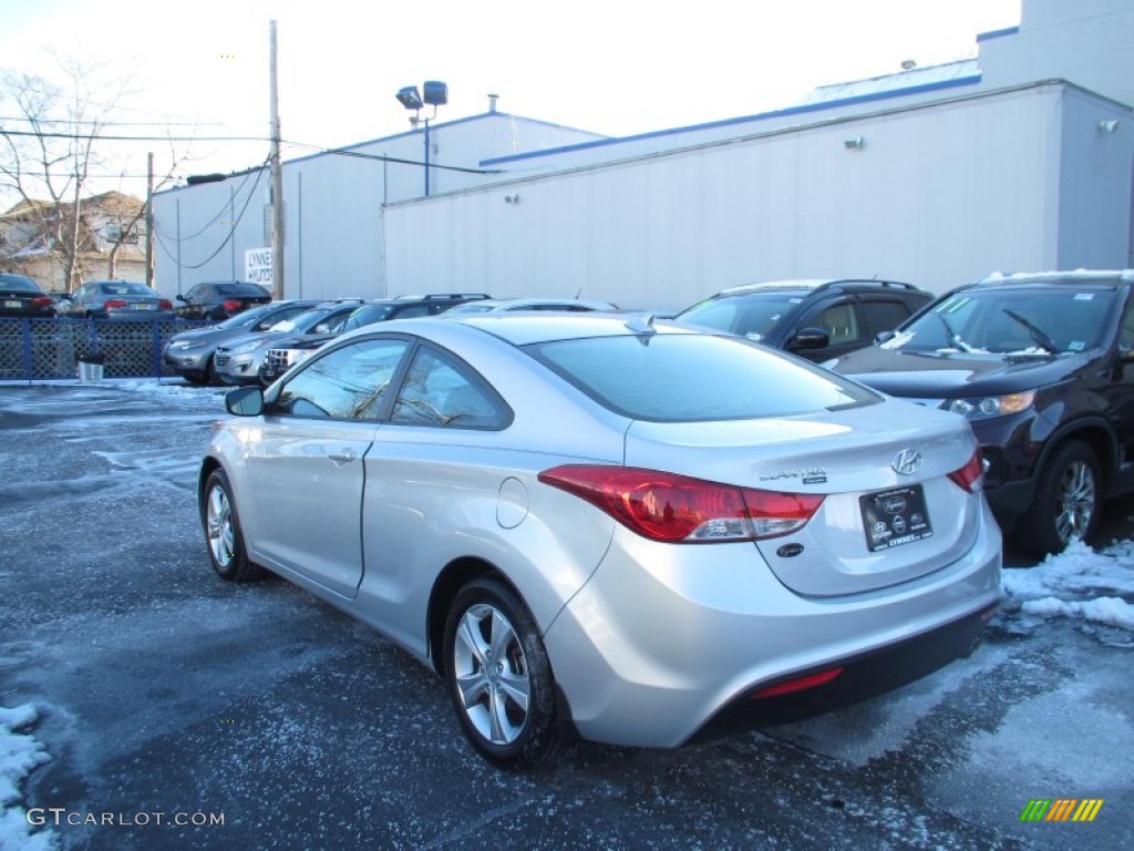 2013 Elantra Coupe GS - Silver / Black photo #6