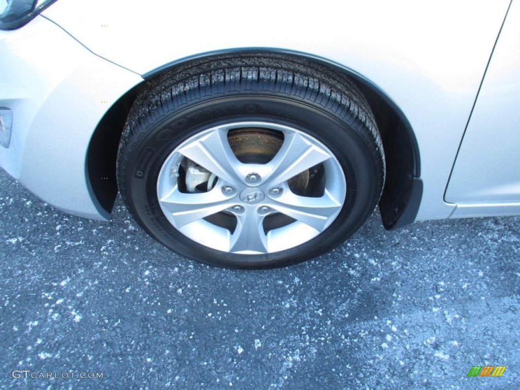 2013 Elantra Coupe GS - Silver / Black photo #7