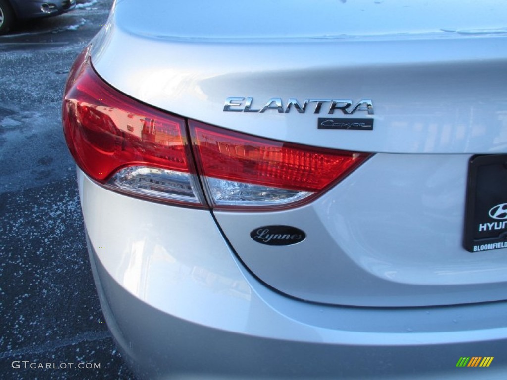 2013 Elantra Coupe GS - Silver / Black photo #8