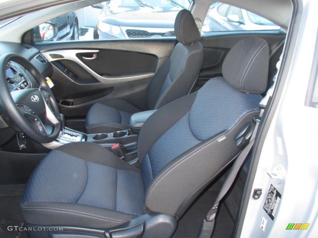 2013 Elantra Coupe GS - Silver / Black photo #9