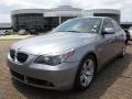 2007 Silver Grey Metallic BMW 5 Series 525i Sedan  photo #1