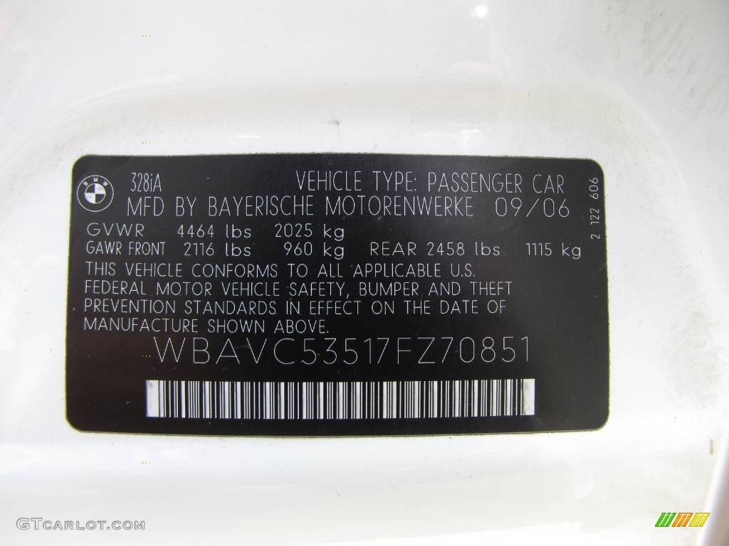 2007 3 Series 328i Sedan - Alpine White / Beige photo #31