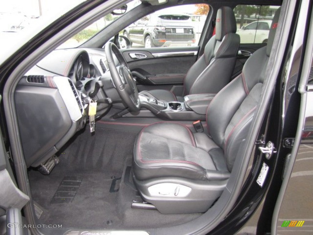 Black Interior 2013 Porsche Cayenne GTS Photo #88807274