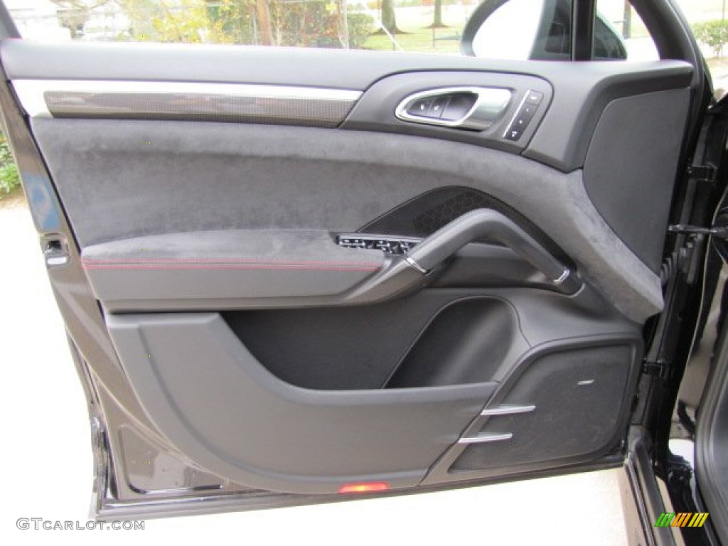 2013 Porsche Cayenne GTS Black Door Panel Photo #88808072