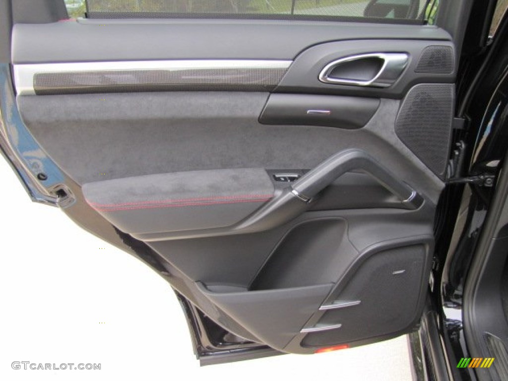 2013 Porsche Cayenne GTS Black Door Panel Photo #88808117