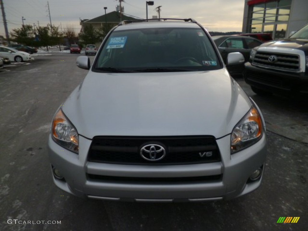 2011 RAV4 V6 Sport 4WD - Classic Silver Metallic / Dark Charcoal photo #2