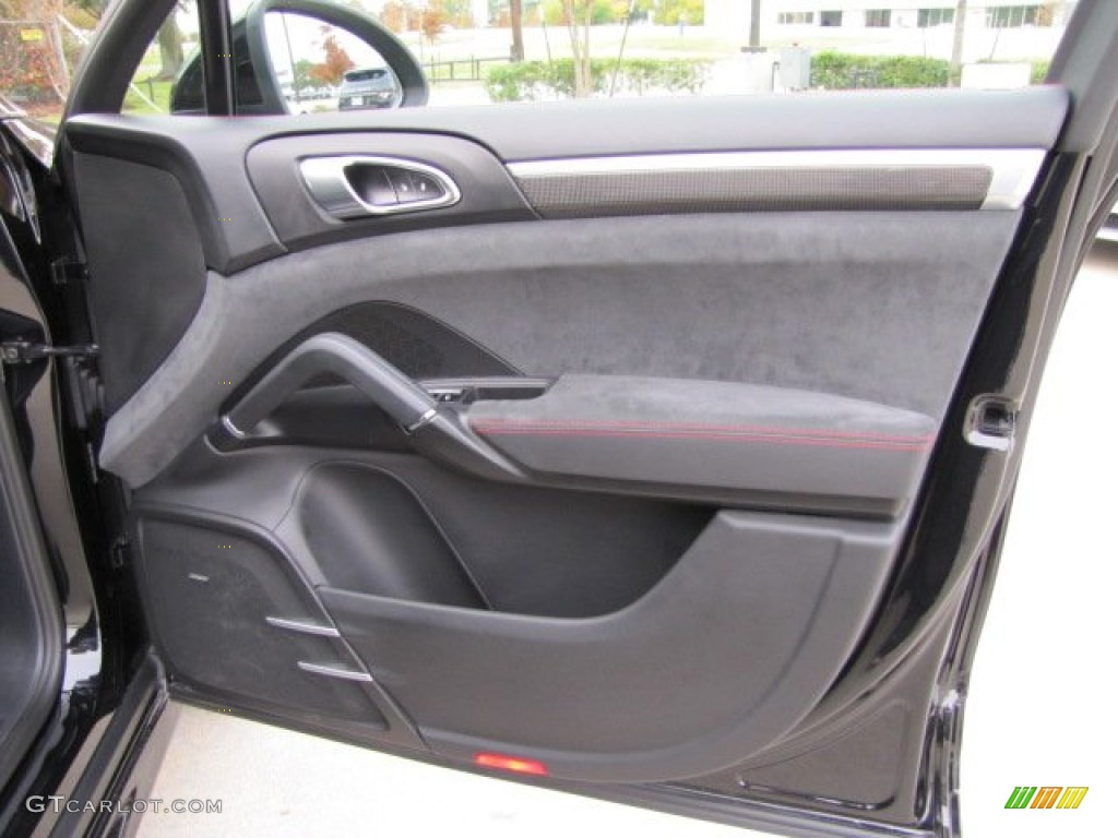 2013 Porsche Cayenne GTS Black Door Panel Photo #88808192