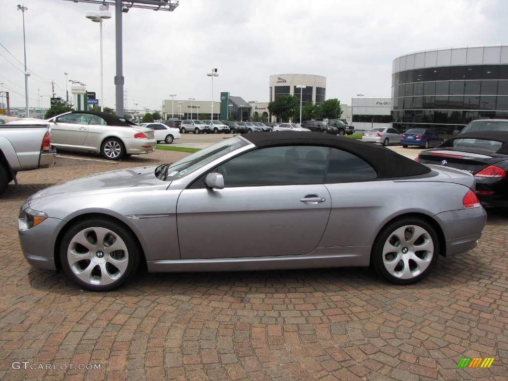 2007 6 Series 650i Convertible - Silver Grey Metallic / Black photo #32