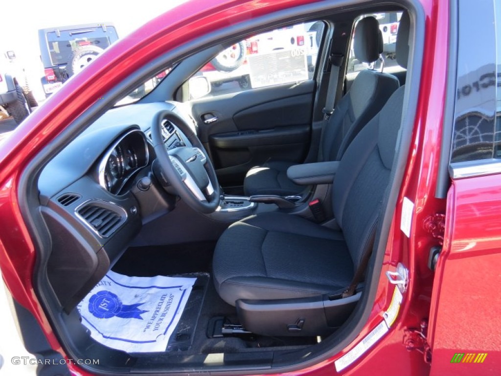 2014 200 Touring Sedan - Deep Cherry Red Crystal Pearl / Black photo #10