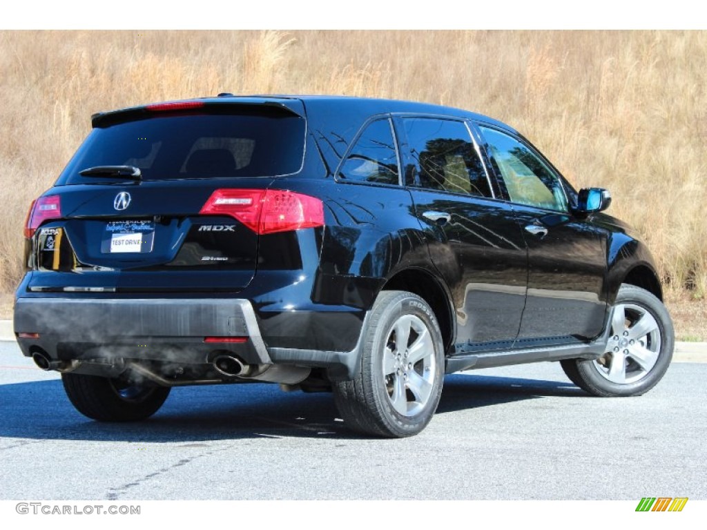 2007 MDX Sport - Formal Black Pearl / Bordeaux photo #4