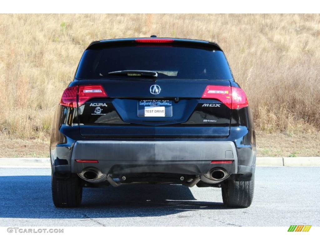 2007 MDX Sport - Formal Black Pearl / Bordeaux photo #5