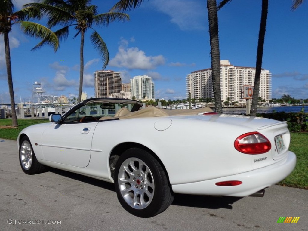 Spindrift White 2000 Jaguar XK XKR Convertible Exterior Photo #88810973