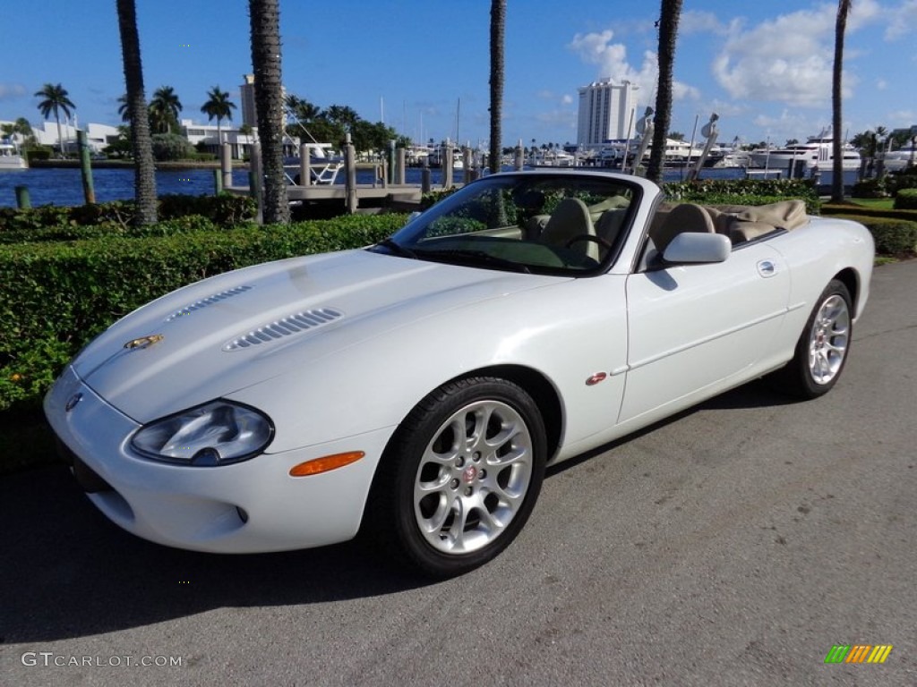 Spindrift White 2000 Jaguar XK XKR Convertible Exterior Photo #88811006