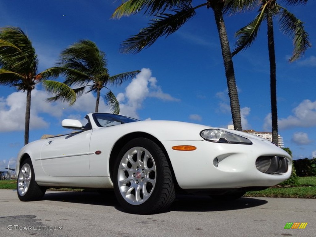 Spindrift White 2000 Jaguar XK XKR Convertible Exterior Photo #88811075