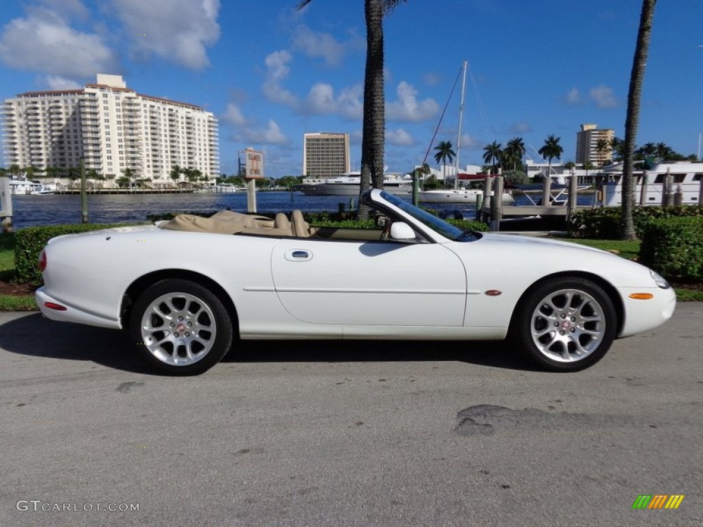 Spindrift White 2000 Jaguar XK XKR Convertible Exterior Photo #88811108