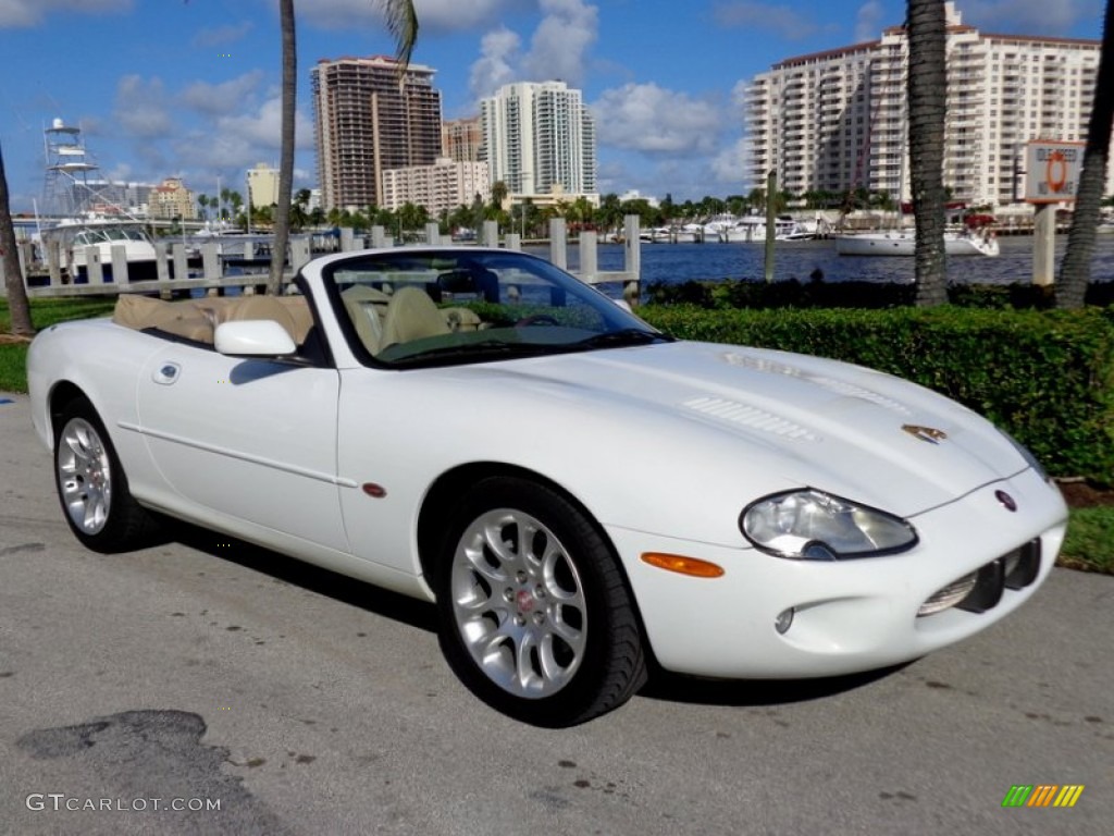 Spindrift White 2000 Jaguar XK XKR Convertible Exterior Photo #88811204