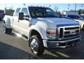 Oxford White 2008 Ford F450 Super Duty XLT Crew Cab 4x4 Dually