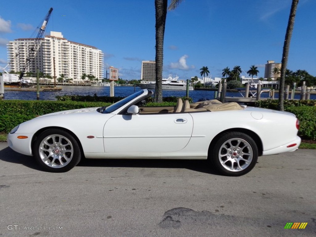 Spindrift White 2000 Jaguar XK XKR Convertible Exterior Photo #88811336