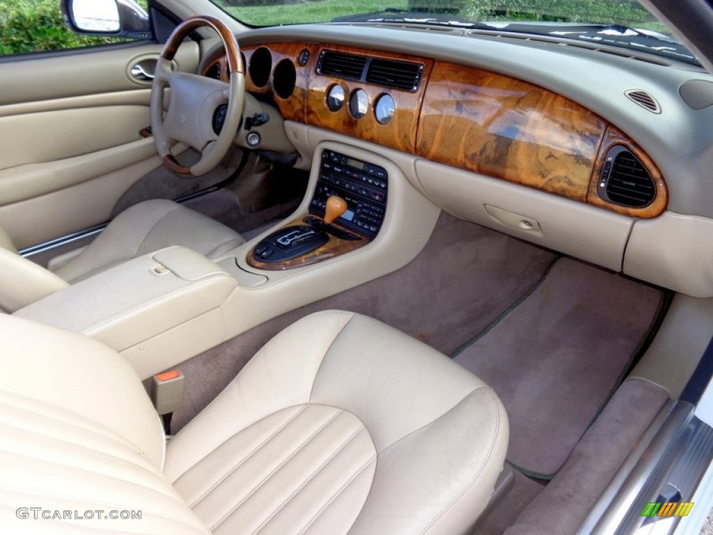 2000 Jaguar XK XKR Convertible Cashmere Dashboard Photo #88811486