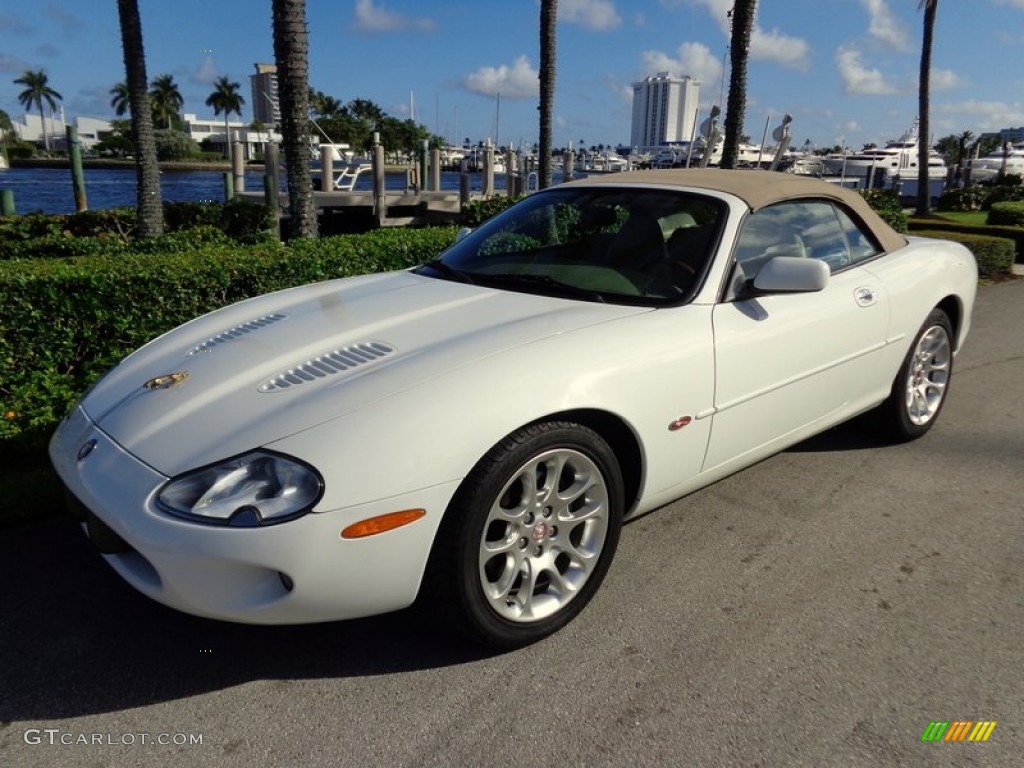 Spindrift White 2000 Jaguar XK XKR Convertible Exterior Photo #88811522