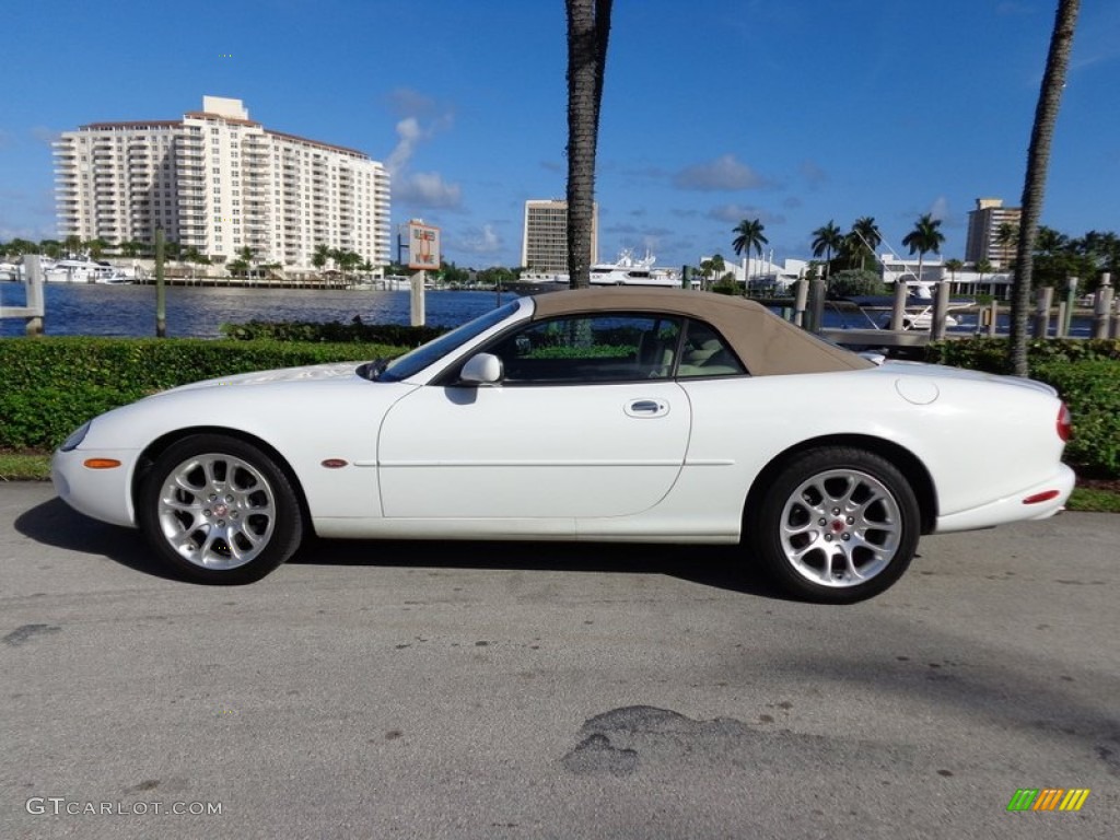 Spindrift White 2000 Jaguar XK XKR Convertible Exterior Photo #88811600