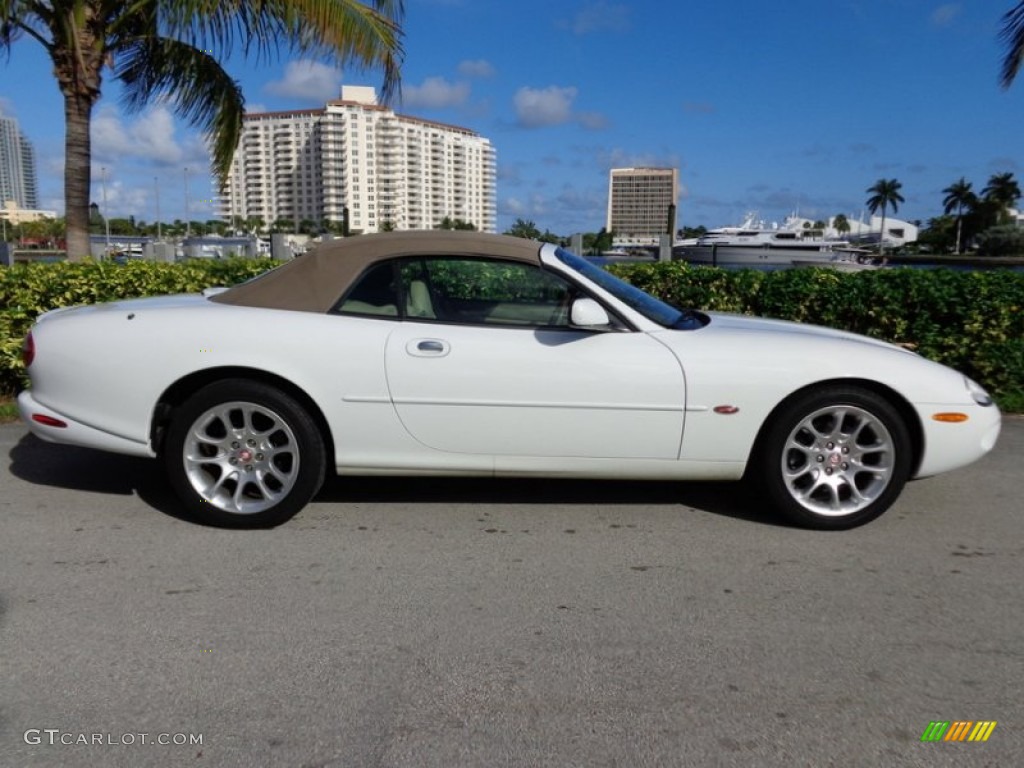 Spindrift White 2000 Jaguar XK XKR Convertible Exterior Photo #88811648