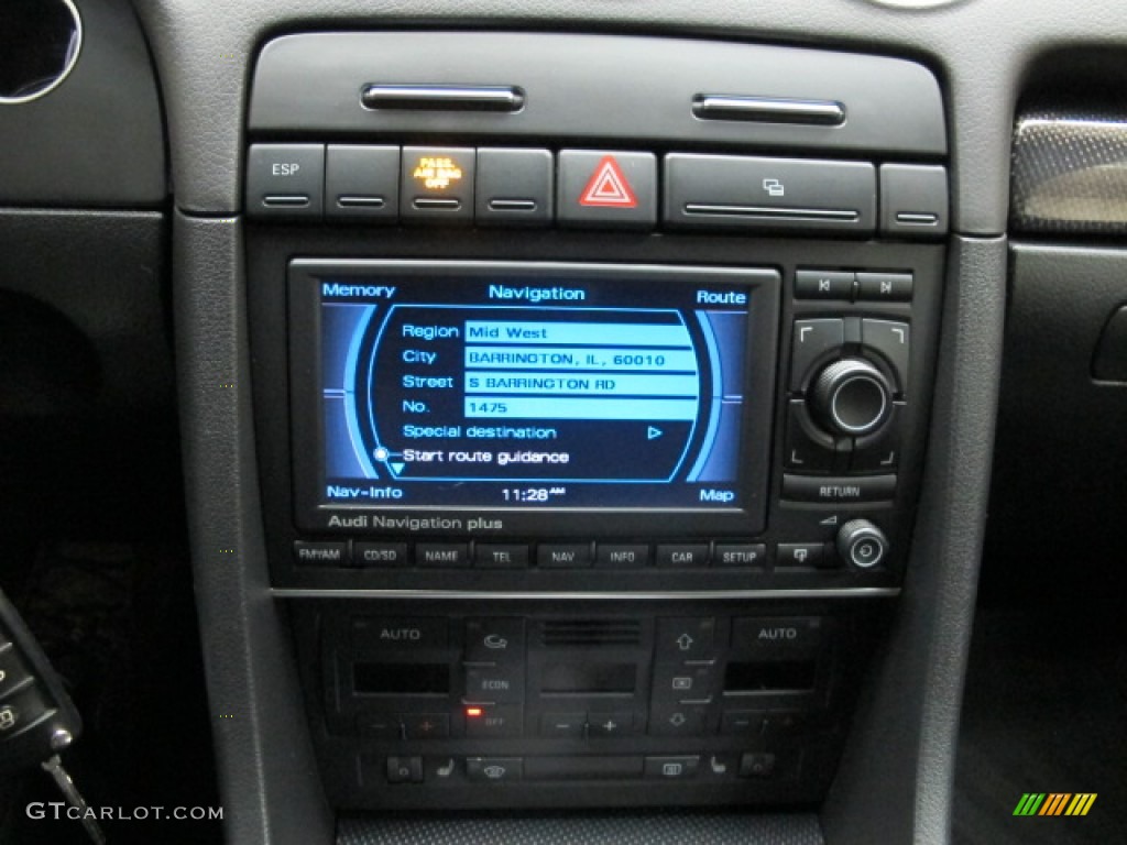 2008 Audi S4 4.2 quattro Sedan Controls Photo #88812146