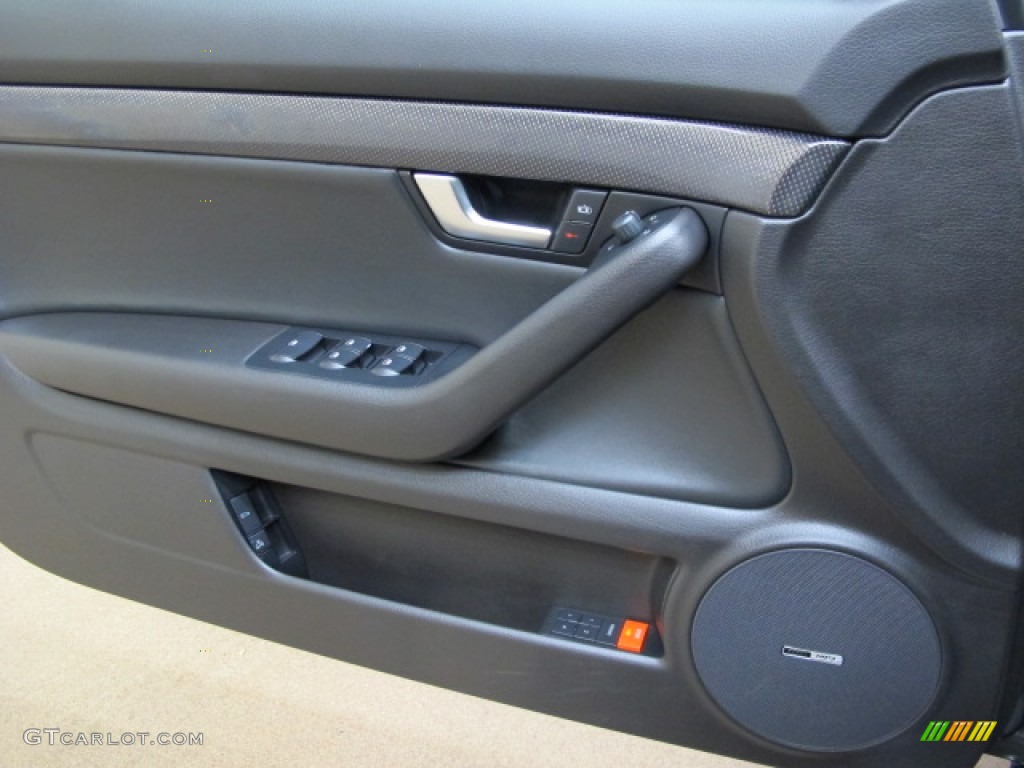 2008 S4 4.2 quattro Sedan - Dolphin Grey Metallic / Black/Black photo #30