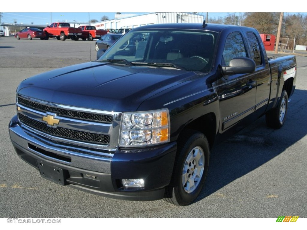 2011 Silverado 1500 LT Extended Cab - Imperial Blue Metallic / Ebony photo #1