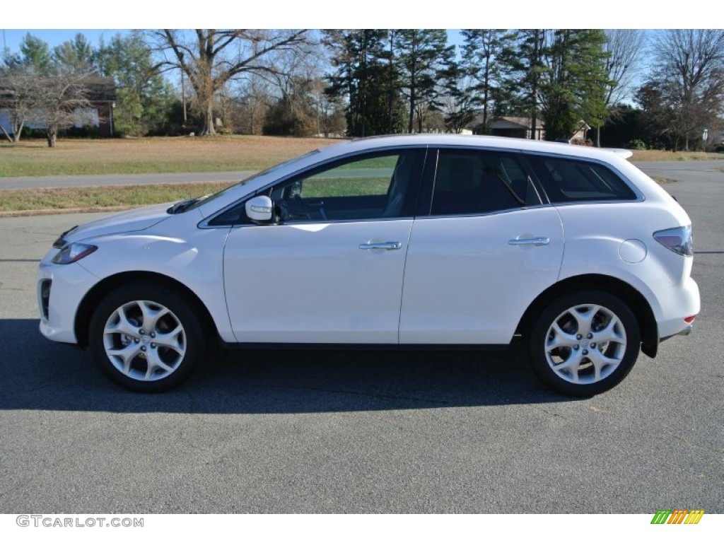 Crystal White Pearl Mica 2010 Mazda CX-7 s Grand Touring AWD Exterior Photo #88814126