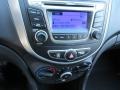 2014 Hyundai Accent Black Interior Controls Photo