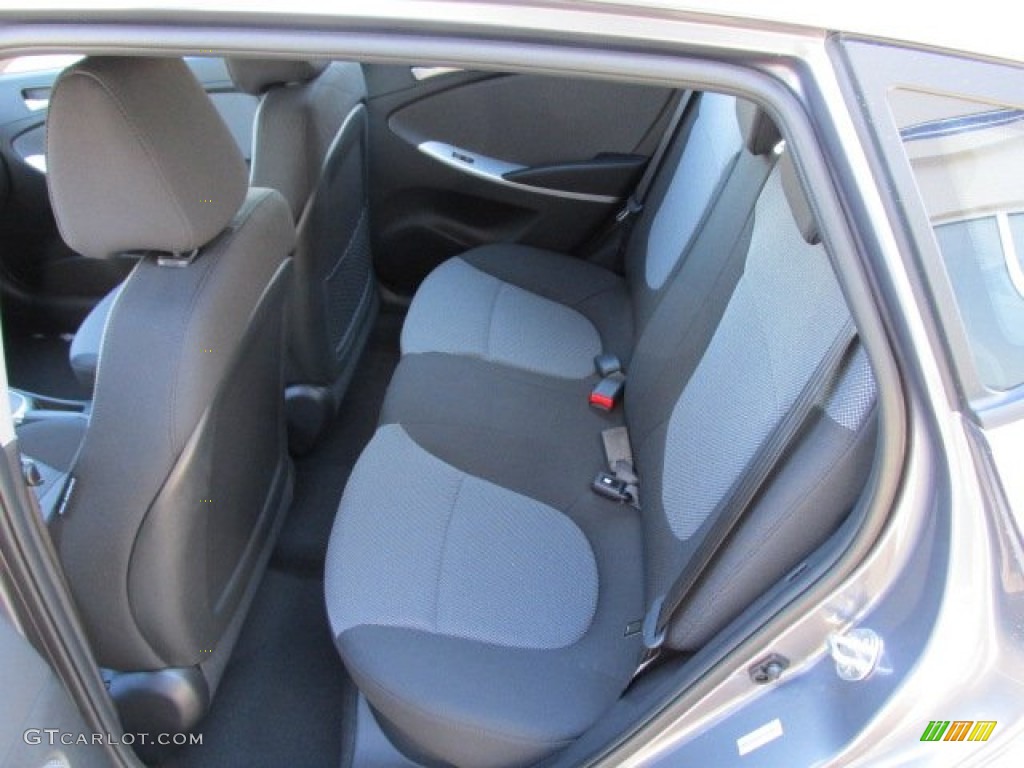 2014 Hyundai Accent GS 5 Door Rear Seat Photos