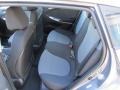 2014 Hyundai Accent Black Interior Rear Seat Photo