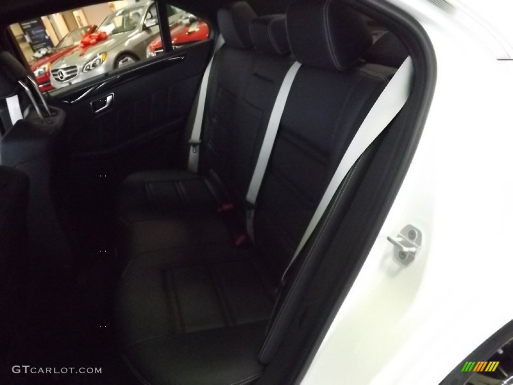 2014 E 63 AMG S-Model - Diamond White Metallic / Black photo #5