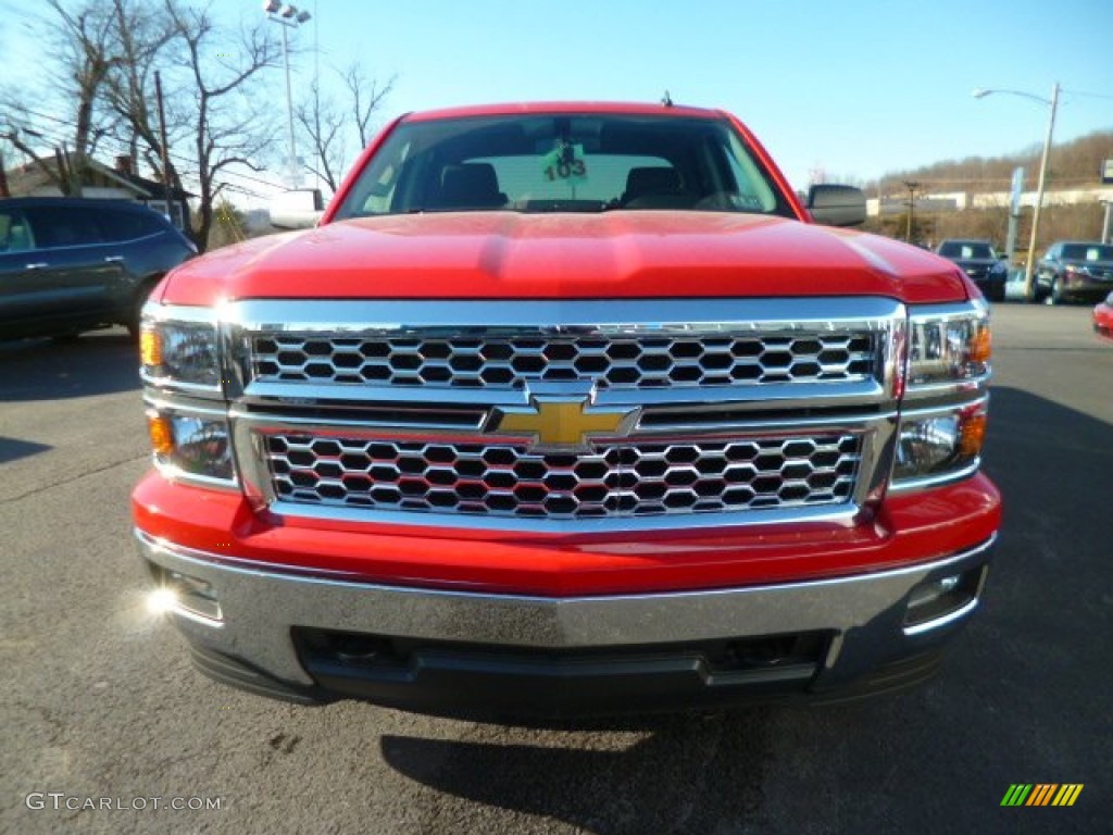 2014 Silverado 1500 LT Double Cab 4x4 - Victory Red / Jet Black photo #2