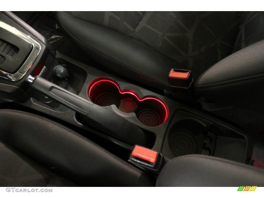 2011 Fiesta SES Hatchback - Yellow Blaze Metallic Tri-Coat / Charcoal Black/Blue Cloth photo #15