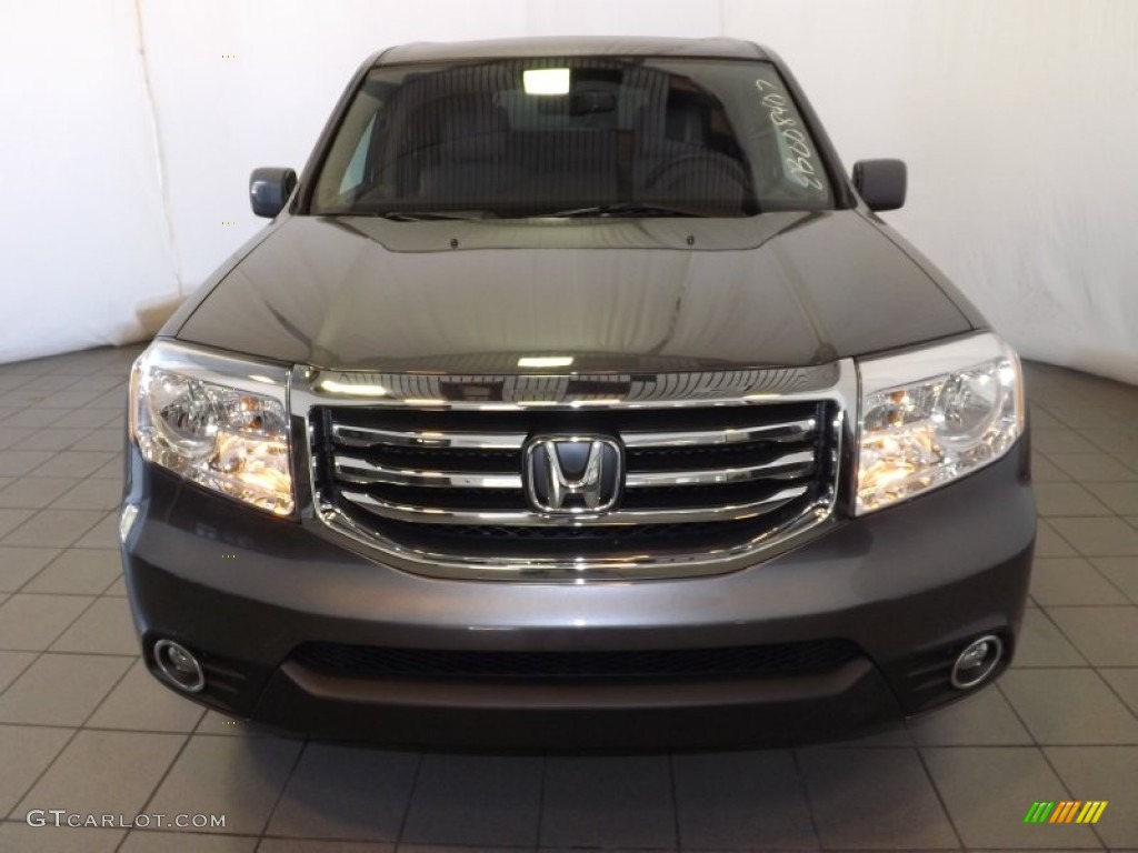 2014 Pilot EX-L - Modern Steel Metallic / Gray photo #2