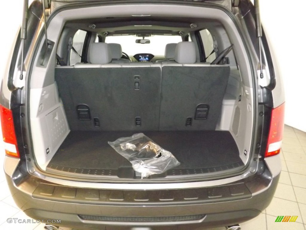 2014 Pilot EX-L - Modern Steel Metallic / Gray photo #26