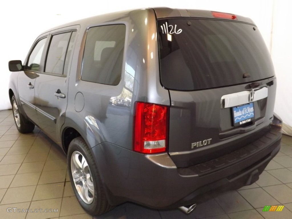 2014 Pilot EX - Modern Steel Metallic / Gray photo #6