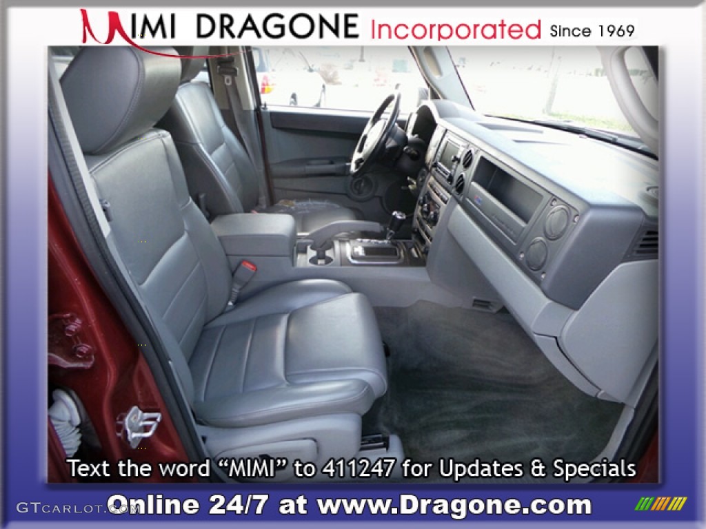 2007 Commander Sport 4x4 - Red Rock Pearl / Medium Slate Gray photo #14