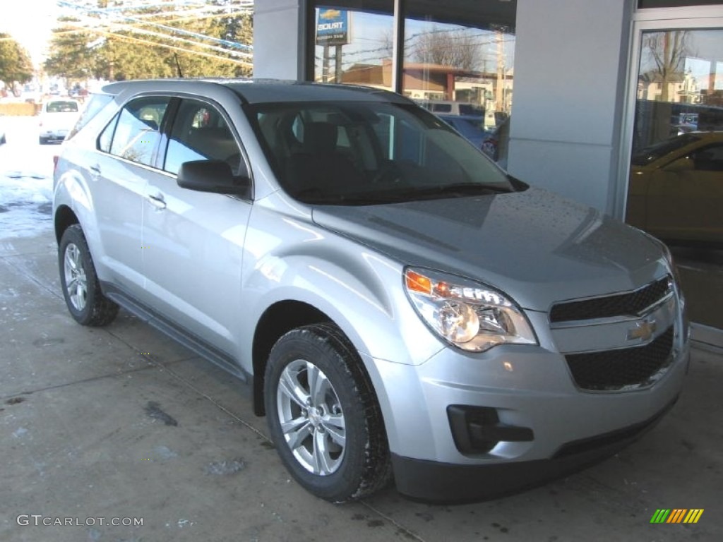 2014 Equinox LS - Silver Ice Metallic / Jet Black photo #1